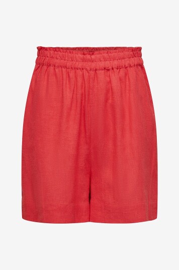 Only - Shorts onlTokyo HW Linen Blend Shorts - Rød
