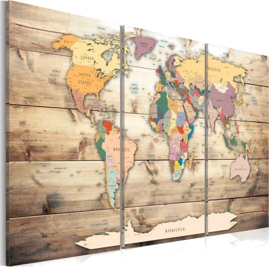 Bilde Map Of Dreams 120x80 Artgeist sp. z o. o.