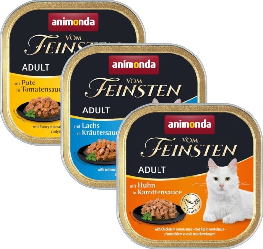 Animonda Vom Feinsten Våtfôr Adult Kornfri Saus 32 X 100 G Animonda Vom Feinsten Våtfôr Adult Kornfri Saus 32 X 100 G
