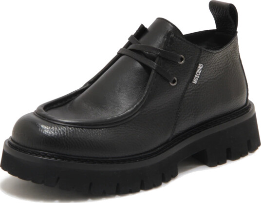 Moschino Herre Sko Svart 43 EU, Moschino Herre Sko Svart 43 EU,