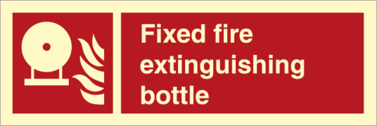 Jo Safety Fixed fire extinguishing bottle Etterlysende plast HI150 150 x 150 mm Jo Safety Fixed fire extinguishing bottle Etterlysende plast HI150 150 x 150 mm