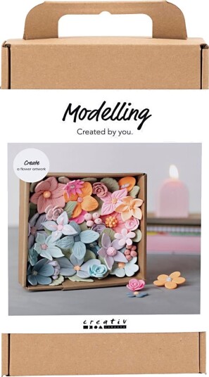 Creative Toys Creativ Craft Kit Modellering blomster pastellfarger 977800 Creative Toys Creativ Craft Kit Modellering blomster pastellfarger 977800