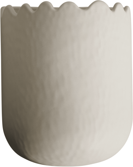Dbkd Flowery veggpotte 19 cm Creme Dbkd Flowery veggpotte 19 cm Creme