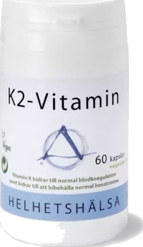 Helhetshälsa K2-Vitamin 60x100mcg Helhetshälsa K2-Vitamin 60x100mcg