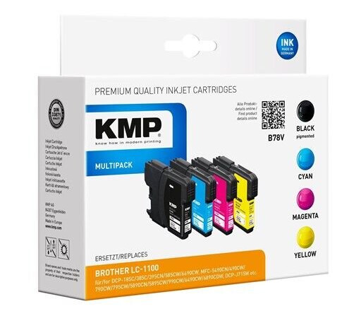 KMP MULTIPACK B78V - Blekkpatron Blå
