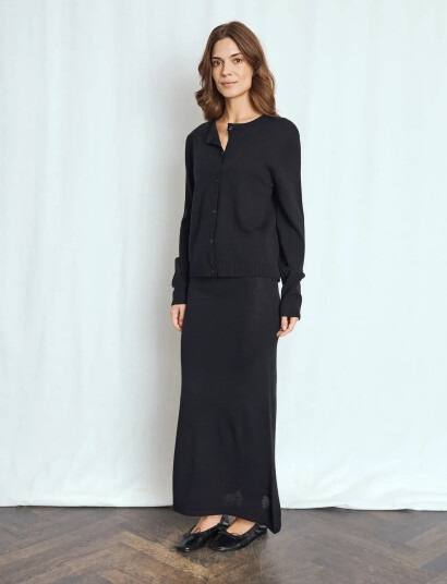 Bruun & Stengade Bs Geneva Skirt - Black - L Bruun & Stengade Bs Geneva Skirt - Black - L