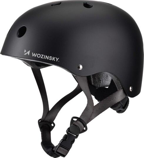 Wozinsky BMX Sykkelhjelm - Str. S, 48-52cm - Svart Wozinsky BMX Sykkelhjelm - Str. S, 48-52cm - Svart