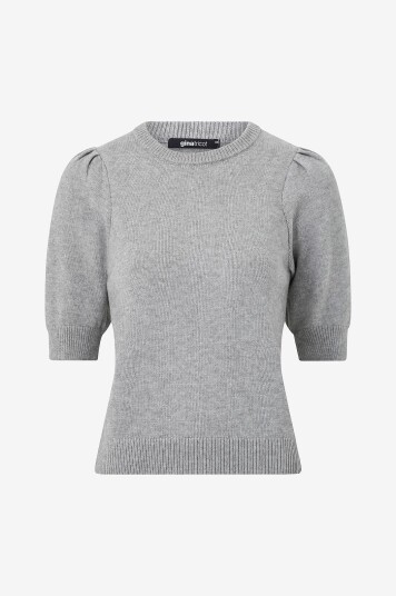 Gina Tricot Topp Knitted Top Grå