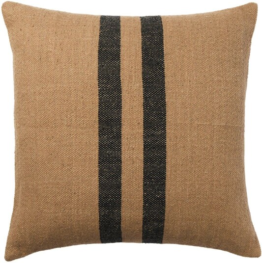 Broste Copenhagen Sigrun putetrekk Brown kelp black 50x50 cm Broste Copenhagen Sigrun putetrekk Brown kelp black 50x50 cm