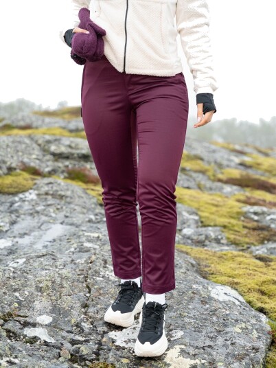 Twentyfour Aurora Light Softshell Bukse Burgunder 38