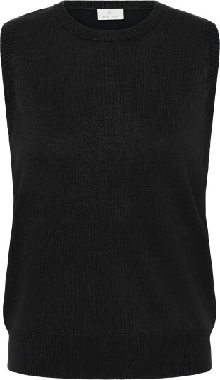 Kaffe Kalizza Knit Slipover Black XXL