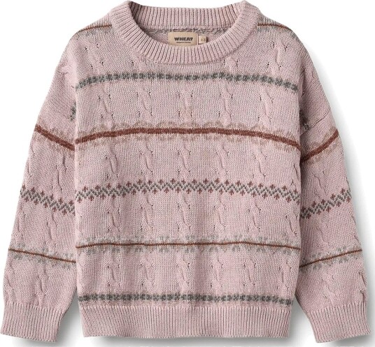 Wheat Jacquard Knit Harper SOFT LILAC 116