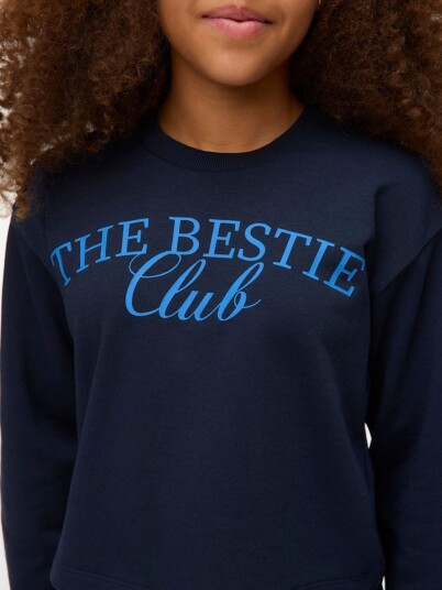 Vero Moda Girl Genser Octavia Leo Oneck Sweat (134/140)