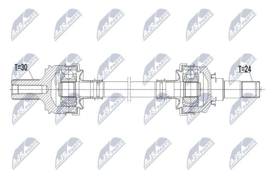 Nty Drivaksel NTY NPW ME 222