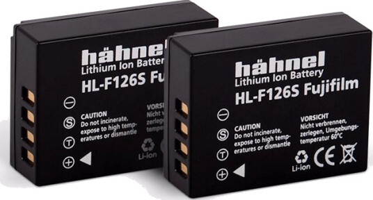Hähnel batteripakke Fuji HL-F126S 2pk Twin pack. Erst. Fujifilm NP-W126S Hähnel batteripakke Fuji HL-F126S 2pk Twin pack. Erst. Fujifilm NP-W126S