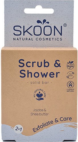 Skoon Solid Scrub & Shower Bar 2 i 1 90 g Skoon Solid Scrub & Shower Bar 2 i 1 90 g