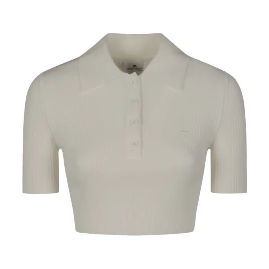 Courrèges Dame Topper Hvit S Courrèges Dame Topper Hvit S