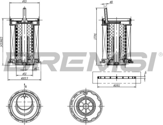 Drivstoffilter BREMSI FE0806 Drivstoffilter BREMSI FE0806