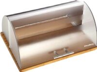 Klausberg Bamboo-Steel Bread Box (KB-7096)