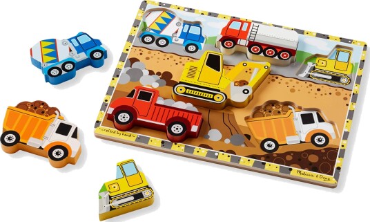 Melissa & Doug Byggeklosser Trepuslespill 6 Deler Melissa & Doug Byggeklosser Trepuslespill 6 Deler