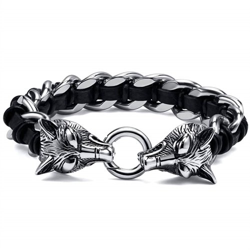 Armbånd ulv hode Armbånd ulv hode