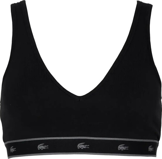 Lacoste Essential V Neck Bralette Black S