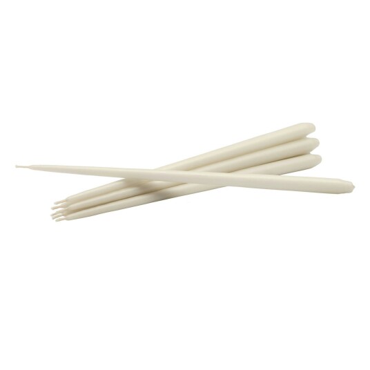 Stoff Nagel Stearinlys by Ester&Erik 6 pk Off white