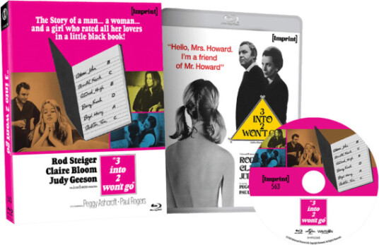 Three Into Two Won't Go 1969 / Tre i to går ikke Bluray