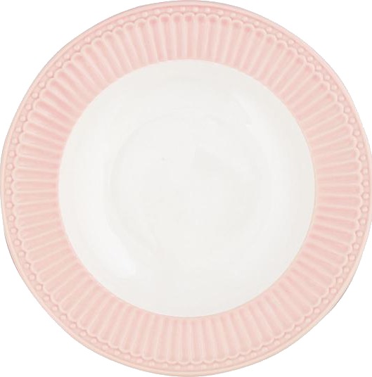 GreenGate  Alice frokosttallerken 23 cm pale pink