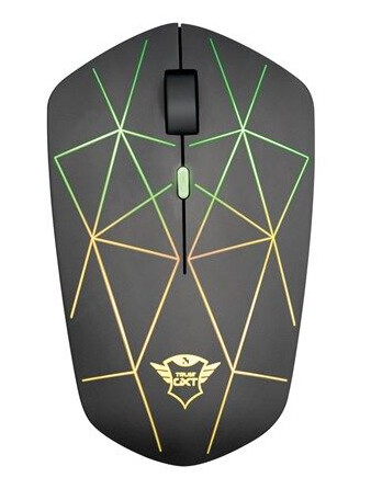 Trust GXT 117 Strike Wireless Gaming Mouse - Mus - Optisk - 6 - Svart