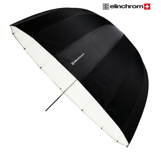 Elinchrom Paraply Deep Hvit 105cm EL-26356 Elinchrom Paraply Deep Hvit 105cm EL-26356