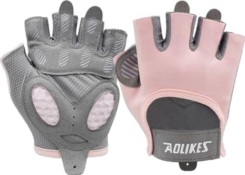 Pustende treningshansker for kvinner - Medium - Rosa