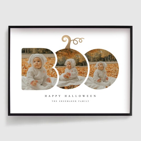 Namly Design Personalisert Plakat BOO Halloween Kollasje 3 Bilder POSTER6LSW1A