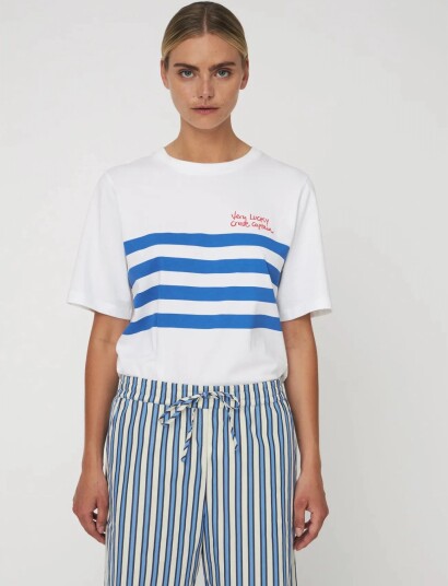 Stella Nova Stella Nova Printed T Shirt White XS Stella Nova Stella Nova Printed T Shirt White XS