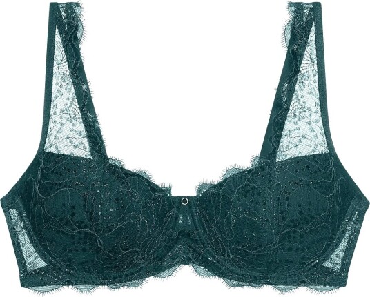 Triumph Amourette Sparkle Whp TEAL GREEN 75 B Triumph Amourette Sparkle Whp TEAL GREEN 75 B
