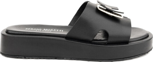 Sergio Moretti Dame Sko Svart 38 EU,