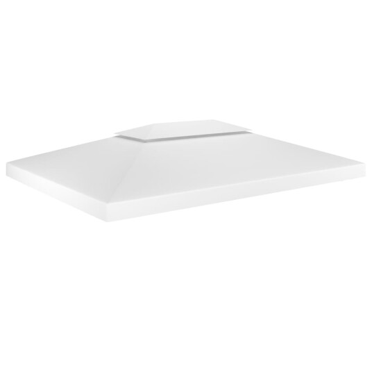vidaXL Dobbel toppduk til paviljong 310 g/m² 4x3 m hvit vidaXL Dobbel toppduk til paviljong 310 g/m² 4x3 m hvit