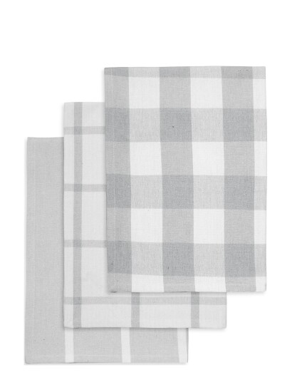 Engholm Textiles Tea Towels Recycle - Grey - 50X70CM