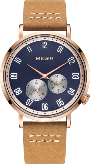 Megir Galant Rose Gold Blue