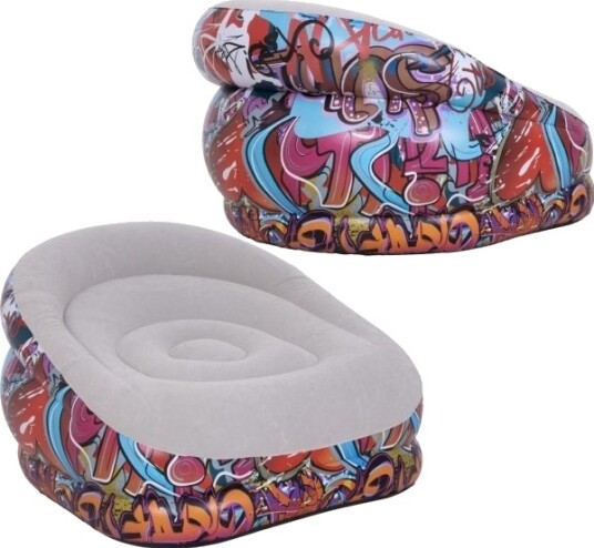 Jilong Oppblåsbart Sitteunderlag 105x98x65 cm 22319