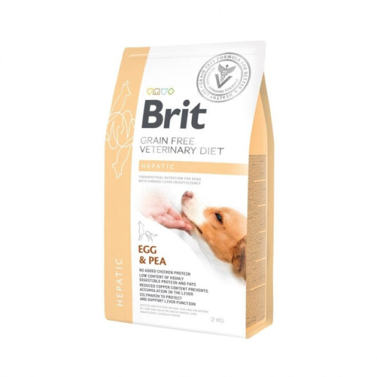 Brit Veterinærfôr Hund Hepatic Kornfritt 2 kg