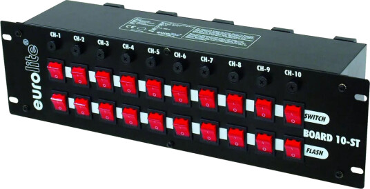 EuroLite Board 10-St With 10x Safety-Plug