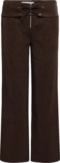 Laagam Selah Dark Brown Pants   DARK BROWN   S/36
