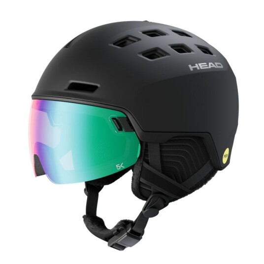Head Radar 5K Photo MIPS Skihjelm med Visir Black 52-55cm Head Radar 5K Photo MIPS Skihjelm med Visir Black 52-55cm