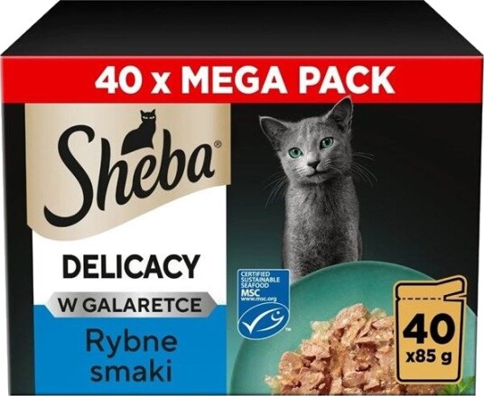 Sheba Delikatesse Fisk I Gelé 40X85 G Sheba Delikatesse Fisk I Gelé 40X85 G