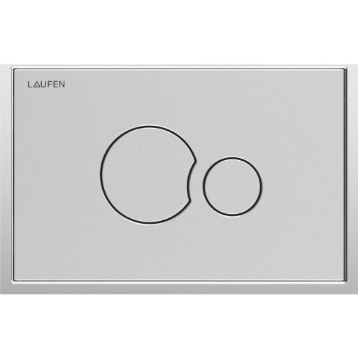 LAUFEN LIS TRYKKPLATE AW106 MATT KROM/BØRSTET STÅL LAUFEN LIS TRYKKPLATE AW106 MATT KROM/BØRSTET STÅL