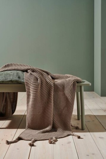 Jotex EBBA pledd - økologisk Beige 1615650-05-31 1615651-01-378