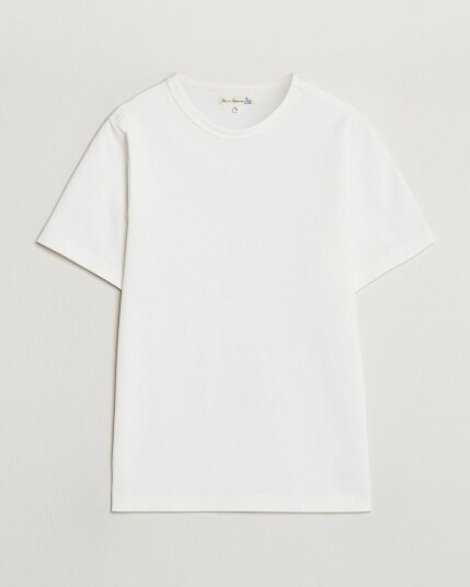 Merz b. Schwanen Relaxed Fit Loopwheeled T-Shirt White Merz b. Schwanen Relaxed Fit Loopwheeled T-Shirt White