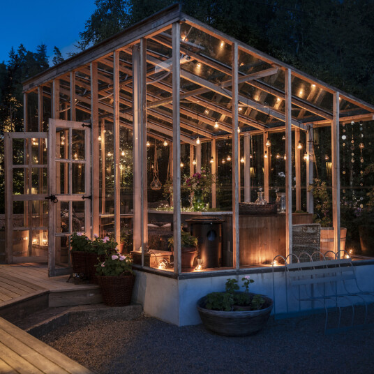 Konstsmide Lysslynge 10 Amber led IP44 Dimbar - Amber