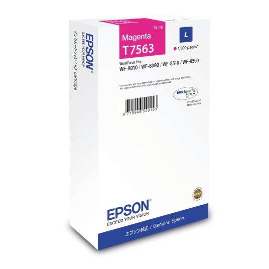 Original blekkpatron Epson C13T75634N rød magenta Original blekkpatron Epson C13T75634N rød magenta
